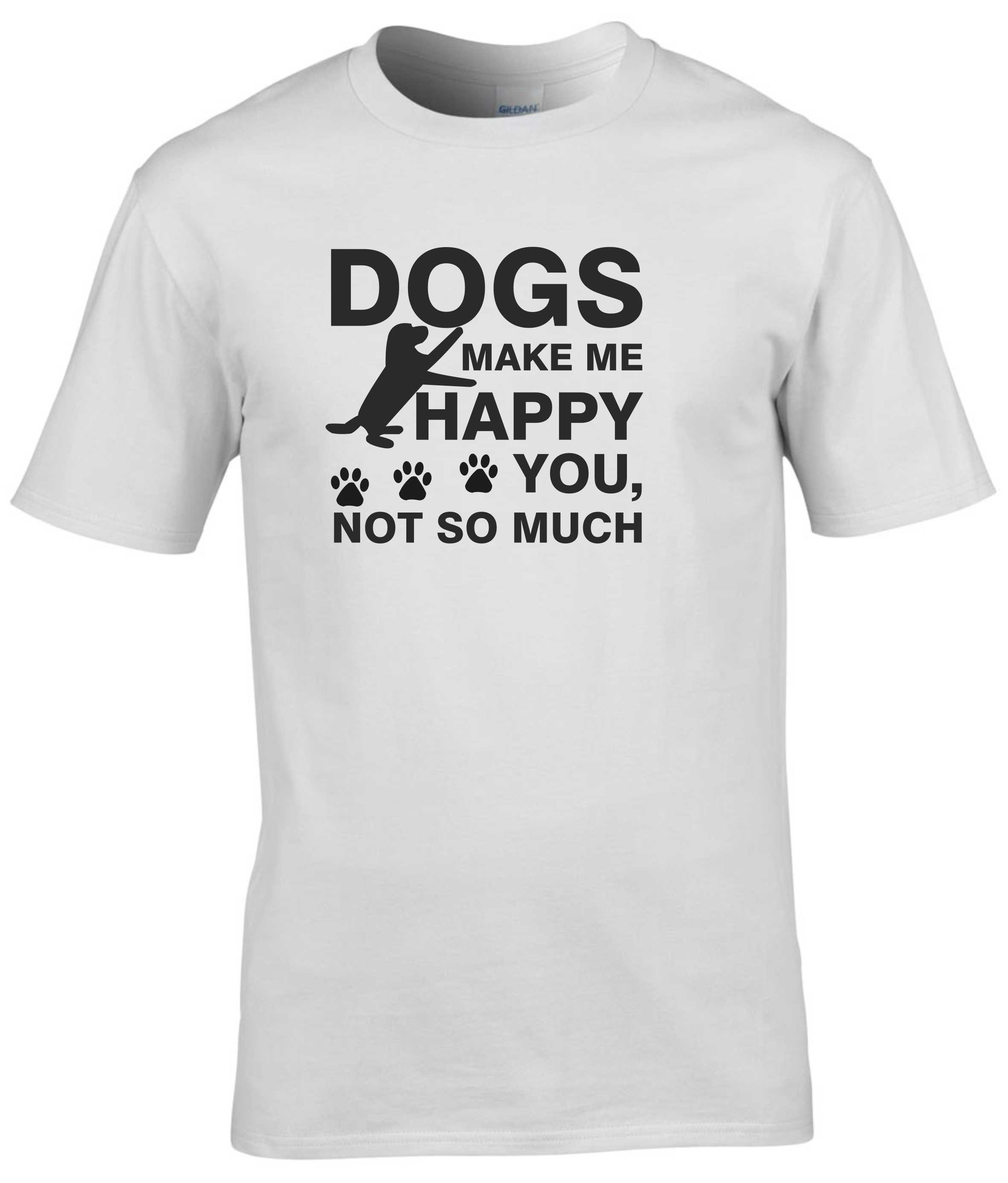 DOGS MAKE ME HAPPY PÓLÓ